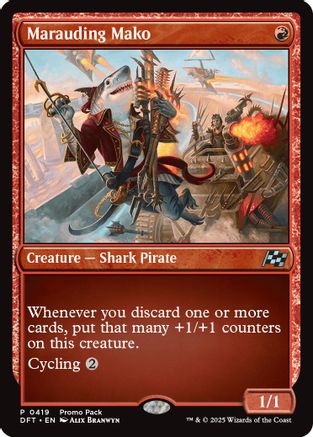 Marauding Mako (Promo Pack) [Aetherdrift Promos]-1
