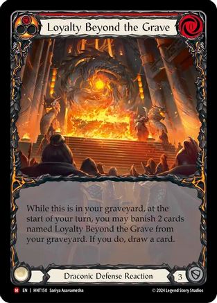 Loyalty Beyond the Grave (Extended Art) [HNT150] (The Hunted)  Rainbow Foil-1