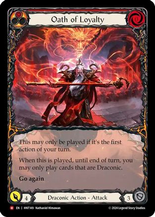 Oath of Loyalty [HNT149] (The Hunted)  Rainbow Foil-1