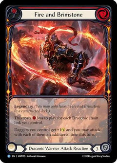 Fire and Brimstone (Extended Art) [HNT105] (The Hunted)  Rainbow Foil-1