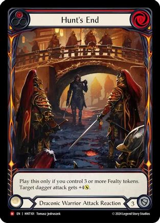 Hunt's End (Extended Art) [HNT101] (The Hunted)  Rainbow Foil-1