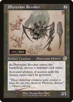 Phyrexian Revoker (Retro Schematic) (Serialized) [The Brothers' War Retro Artifacts]-1