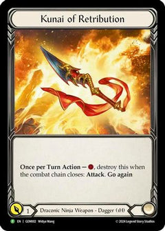 Kunai of Retribution [GEM002] (GEM Pack 1)  Cold Foil-1
