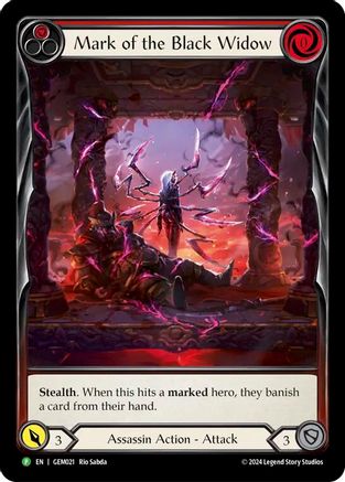Mark of the Black Widow [GEM021] (GEM Pack 1)  Rainbow Foil-1