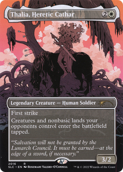 Thalia, Heretic Cathar (Borderless) [Secret Lair Countdown Kit]-1