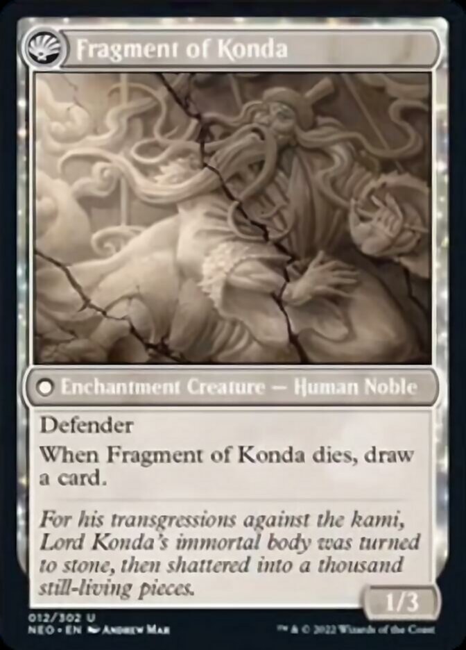 The Fall of Lord Konda // Fragment of Konda [Kamigawa: Neon Dynasty]-2