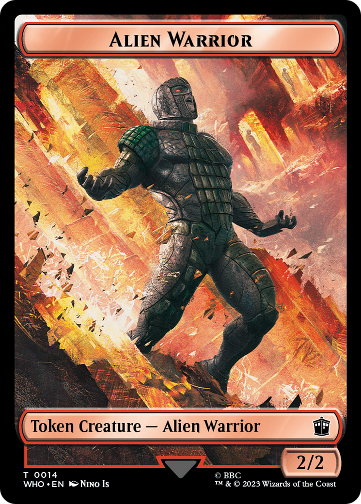 Alien Warrior (TWHO-014) - Doctor Who Tokens-1
