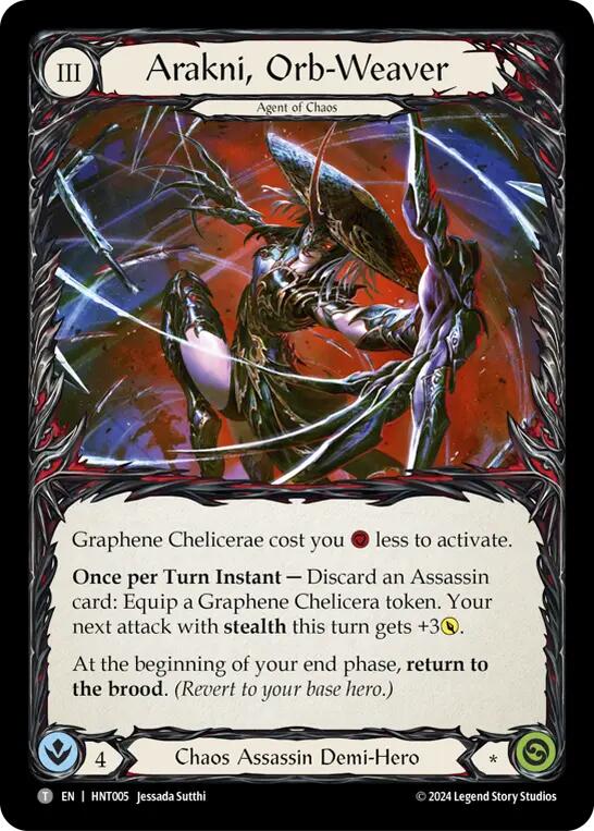 Arakni, Orb-Weaver // Arakni, Redback [HNT005//HNT006] (The Hunted)-1