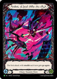 Arakni, 5L!p3d 7hRu 73h cR4X (Extended Art) [HER130] (Promo)  Cold Foil-1