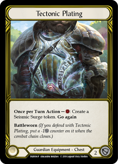 Tectonic Plating [FAB004-P] (Promo)  1st Edition Cold Foil - Golden-1