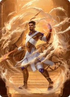 Basri, Tomorrow's Champion Art Card [Aetherdrift Art Series]-1