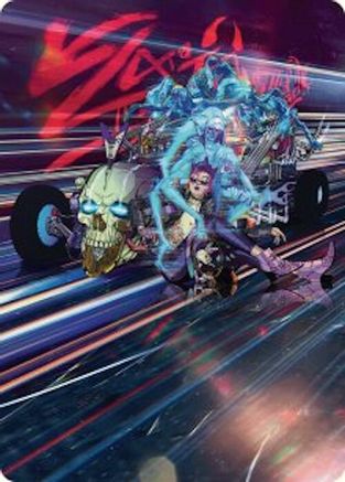 Midnight Mangler Art Card [Aetherdrift Art Series]-1