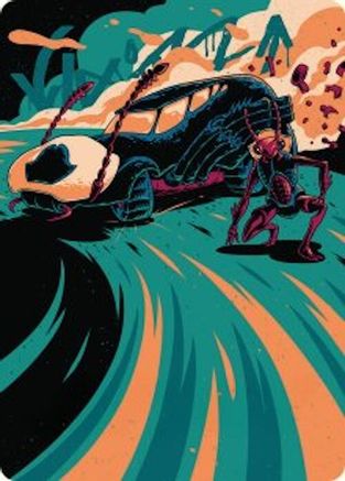 Carrion Cruiser Art Card [Aetherdrift Art Series]-1