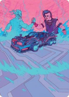 Demonic Junker Art Card [Aetherdrift Art Series]-1