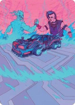 Demonic Junker Art Card [Aetherdrift Art Series]-1