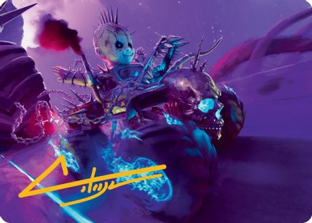 Pactdoll Terror Art Card (Gold-Stamped Signature) [Aetherdrift Art Series]-1