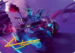 Pactdoll Terror Art Card (Gold-Stamped Signature) [Aetherdrift Art Series]-1