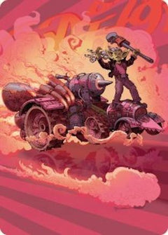 Burner Rocket Art Card [Aetherdrift Art Series]-1