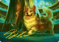 District Mascot Art Card (30/54) (Gold-Stamped Signature) [Aetherdrift Art Series]-1