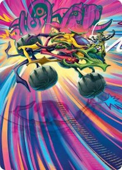 Thunderous Velocipede Art Card [Aetherdrift Art Series]-1