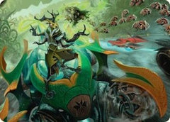 Aatchik, Emerald Radian Art Card (15/54) [Aetherdrift Art Series]-1
