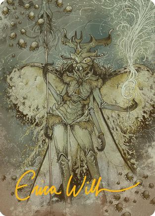 Aatchik, Emerald Radian Art Card (6/54) (Gold-Stamped Signature) [Aetherdrift Art Series]-1
