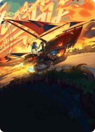 Boosted Sloop Art Card [Aetherdrift Art Series]-1