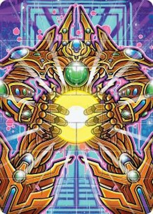 Brightglass Gearhulk Art Card [Aetherdrift Art Series]-1