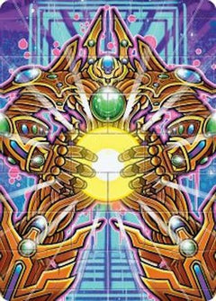 Brightglass Gearhulk Art Card [Aetherdrift Art Series]-1