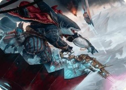 Captain Howler, Sea Scourge Art Card (16/54) [Aetherdrift Art Series]-1