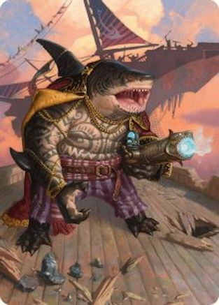 Captain Howler, Sea Scourge Art Card (4/54) [Aetherdrift Art Series]-1