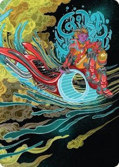Cloudspire Skycycle Art Card [Aetherdrift Art Series]-1