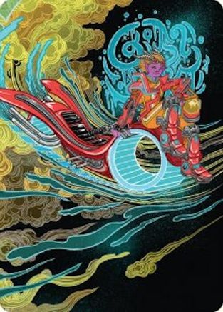 Cloudspire Skycycle Art Card [Aetherdrift Art Series]-1