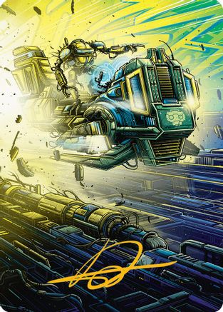 Guidelight Pathmaker Art Card (Gold-Stamped Signature) [Aetherdrift Art Series]-1
