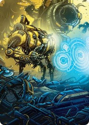 Mendicant Core, Guidelight Art Card (1/54) [Aetherdrift Art Series]-1