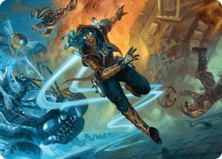 Sita Varma, Masked Racer Art Card [Aetherdrift Art Series]-1
