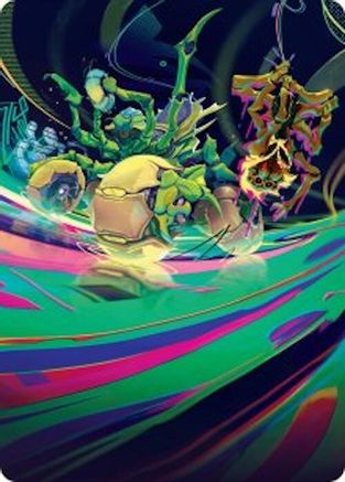 Thundering Broodwagon Art Card (AADFT-048) - Art Series: Aetherdrift-1