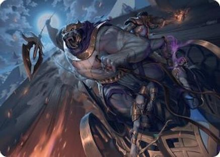 Zahur, Glory's Past Art Card (AADFT-010) - Art Series: Aetherdrift-1