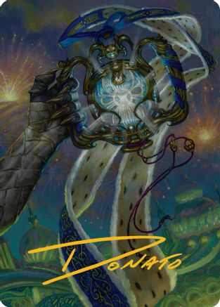 The Aetherspark Art Card (Gold-Stamped Signature) [Aetherdrift Art Series]-1