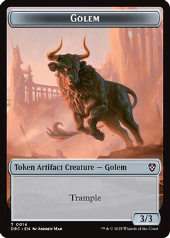 Golem (0014) // Golem (0015) Double-Sided Token [Aetherdrift Tokens]-3
