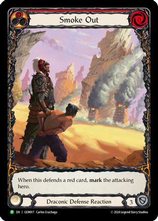 Smoke Out (Red) [GEM017] (GEM Pack 1)  Rainbow Foil-1