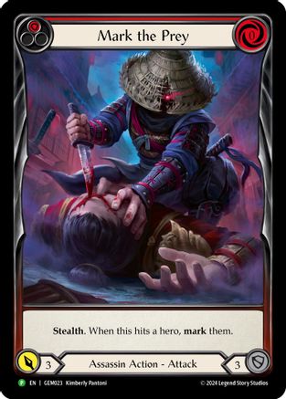 Mark the Prey (Red) (GEM023) - GEM Pack 1-1