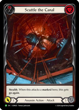 Scuttle the Canal (Red) [GEM025] (GEM Pack 1)  Rainbow Foil-1