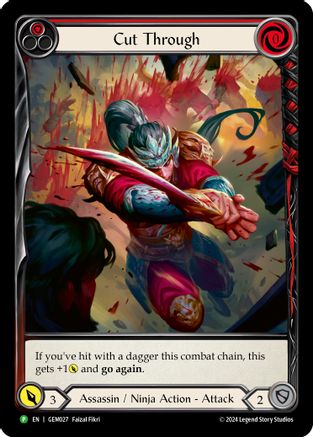 Cut Through (Red) [GEM027] (GEM Pack 1)  Rainbow Foil-1