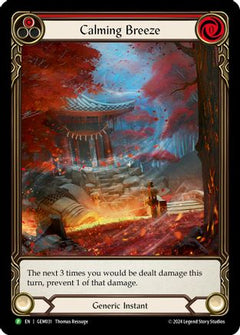 Calming Breeze (Red) [GEM031] (GEM Pack 1)  Rainbow Foil-1