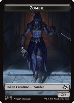 Zombie (0007) // Zombie (0003) Double-Sided Token [Aetherdrift Tokens]-2