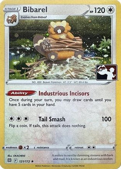 Bibarel (Cosmos Holo) 121/172  - Holofoil Prize Pack Series Cards - Rare-1
