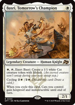 Basri, Tomorrow's Champion [Aetherdrift Prerelease Promos]-1