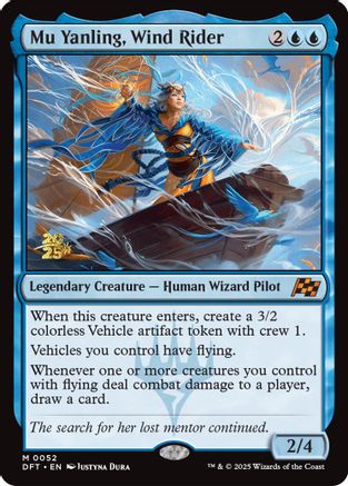 Mu Yanling, Wind Rider [Aetherdrift Prerelease Promos]-1