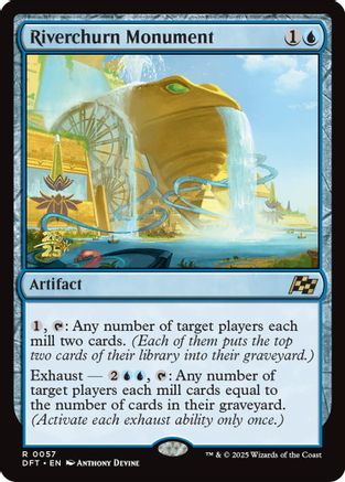 Riverchurn Monument [Aetherdrift Prerelease Promos]-1